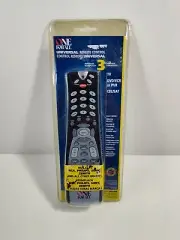 Universal Remote Control One For All TV - VCR - DVD - CBL - SAT W/Code Book NEW