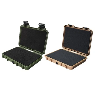 Waterproof Hard Case Tool Box with Foam Insert Multifunctional Organizer