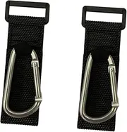 CIMAXIC Motorbike Hook Alternative D-Shaped Carabiner Hooks for Shopping Bag Holder Stroller