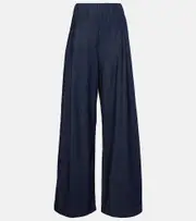 [Dries Van Noten] Dries Van Noten High-rise wide-leg jeans AU 10 blue