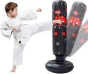 120cm Punching Ball, Kids Inflatable Boxing Punching Bag, Instant Rebound Fitness Punching