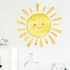 Cartoon Painted Rainbow Sun Bedroom Porch Home Wall Background Wall StickeON