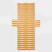 Striped Chair Pocket Beach Towel Red/Yellow/Purple - Sun Squad