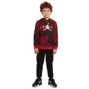 Nike Jordan Tie Dye Track Suit Children Jogging Suit Jumpman Jogger Red Black