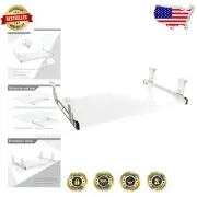 Ergonomic Under Desk Keyboard Tray - 20" Adjustable with Ball Bearing Slides