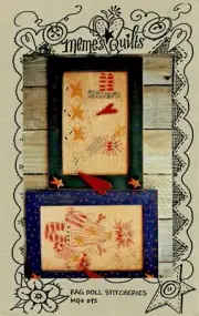 RAG DOLL STITCHERIES PATTERN-#092 MEME'S QUILTS