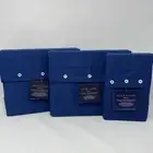 Ralph Lauren QUEEN ORGANIC Cotton Percale Sheet Set Harbor Blue