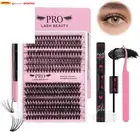 DIY Lash Extension Kit 280 Pcs Cluster Lashes Lash Clusters Kit 30D+40D with Las