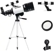 70mm 300mm Astronomical Telescope Monocular Professional Outdoorng Scope with Tripod for Kids Beginners Gift (Size : A1)