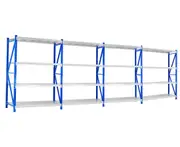 4-bay 400kg 4.0m Garage Warehouse Storage Shelving Steel Tool Racking Shelves
