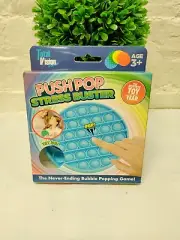 Push Pop Stress Buster Sensory Fidget Toy Relieves Stress Popping Game Yellow