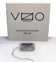 Movado Vizio Watch Operating Instructions Manual Booklet & Reference Tag