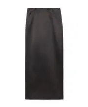 Gucci Back-Slit Midi Skirt IT38 black