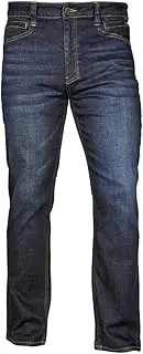 [LA Police Gear] Men's Terrain Flex Tactical Jeans, Comfortable Stretch Denim Jeans for Men, EDC Stretch Waistband Jeans