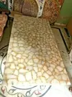 60x30 White agate conference slab top, agate dining kitchen top, patio decor