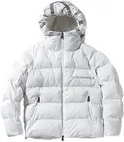 LUXE AKM PLUS(リュクスエーケーエムプラス) Luxe K Plus Hooded Logo Padded Jacket, Men's