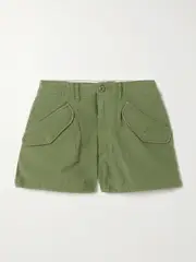 [R13] R13 - Marianne Cotton Shorts - Army green - 30 30 Green