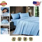 Silky Soft 4-Piece Full Sheet Set with Deep Pocket - Cooling for Hot Sleepers