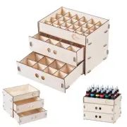 OPHIR Wooden Paint Rack Pigment Rack Tattoo Ink Storage Holder Modular for DIY