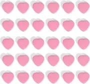 ZDZBLX 30 Pcs Fridge Magnets Refrigerator Magnets Strong Magnets Small Magnets for Whiteboard, Heart Heavy Duty Magnets Mini Cute Magnet Locker Magnets for Fridge,White Board,Office,Classroom (Pink)
