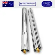 2x Drawer Slides Heavy Duty 125Kg Locking Ball Bearing Runners 1400-2800MM Draw