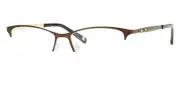 Liz Claiborne 654 Eyeglasses 0UFM Matte Brown Gold 52mm New 100% Authentic