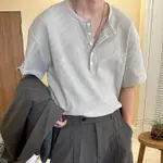 【METANOIA】 韓製 螺紋寬鬆短袖上衣