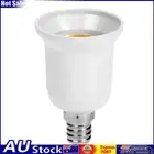 Light Adapters Screw Bulb Sockets Lamp Holder Converter for E14 to E27
