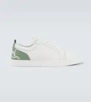 [Christian Louboutin] Christian Louboutin Fun Louis Junior leather sneakers AU 8.5 white