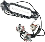 JEWEDECO 1 Set Guitar Pickup Multi Function Wired Control for Acoustic Electric Guitars High Sensitivity Sound Capture Easy Installation for Musicians Performers