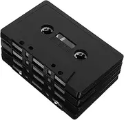 HOLIDYOYO 4 Pcs Audio Cassettes Blank Cassettes Tapes with Clear Plastic Cassette Tape Case for Music Voice Everyday Recordings
