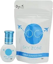 Volume lashes Eyelash Extension Glue sky zone 5 ml/1-2 Sec Drying time/Retention 7 weeks/Maximum Bonding Power/Mink/Silk/Low fumes