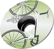 Kisangel Aluminum Alloy Headset Caps Pedals Cycling Scooter Kit Rack Car Tire Valve Caps Handlebar Bikes Bicycles Convenient Bike Stem Caps Professional Bike Stem Caps Sturdy Headset Caps