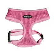 Bark Appeal Mesh Solid Breathe EZ Pull-Over Passionate Pink Dog Harness - XXL