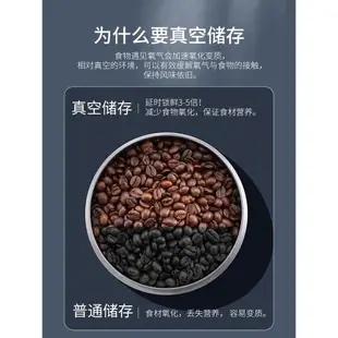 抽真空咖啡粉密封罐咖啡豆保存罐不銹鋼防潮茶葉儲存罐單向排氣閥