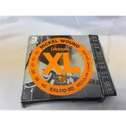 D'Addario Guitar Strings - XL Nickel Electric Guitar Strings - EXL110-3D, 3 sets