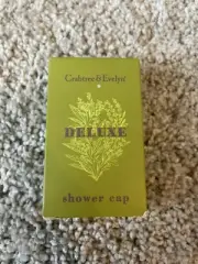 Crabtree & Evelyn Deluxe Shower Cap Travel Trial Size New