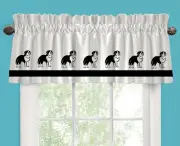 St. Bernard Rescue Dog Window Valance/Curtain *Your Choice of Colors*