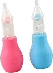 PEPLAYTAL 2pcs Snot Cleaning Device Silicone Nasal Tool for Newborns Safe Durable Lightweight for Home and Outdoor Use Includes Options
