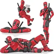 Deadpool Action Figure Mini Mask Superhero Collectible Car Home Toy Gift 7cm