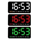 Modern Digital Wall Clock, Large Display, Alarm, 8.5Inch Optional Light Colors