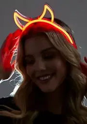 NEW KBW- Digital Devil LED Light Up Headband