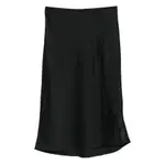 [Calvin Klein] Calvin Klein Lace-insert Slip Skirt S BLACK