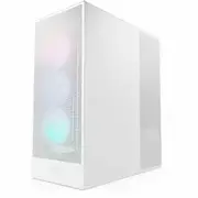 NZXT H7 Flow CM-H72FW-R1 Computer Case - ATX Motherboard Supported - Mid-tower - Galvanized Cold Rolled Steel (SGCC), Tempered Glass - Matte White -