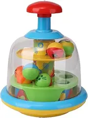 Toddler Ball Popper | Press Spin Interactive Game | Creative Push Rotating Ball Popper Active Toy for Toddler, for Sensory and Fine Motor Development