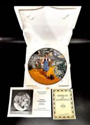 Wizard Of Oz Follow the Yellow Brick Road Collector Plate New 1991 Vintage