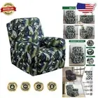 Breathable Floral Slipcover for Reclining Chair - Machine Washable & Stretch Fit