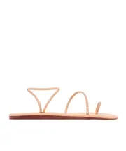 flat sandals 36 Natural/Platinum