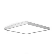 LED Flush Mount Ceiling Light Fixture, 5000K 12inch Square-White Daylight White