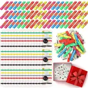 100 Pcs Box Travel Sewing Kits with Tape Measure Ruler Bulk Tape Measure Mini...